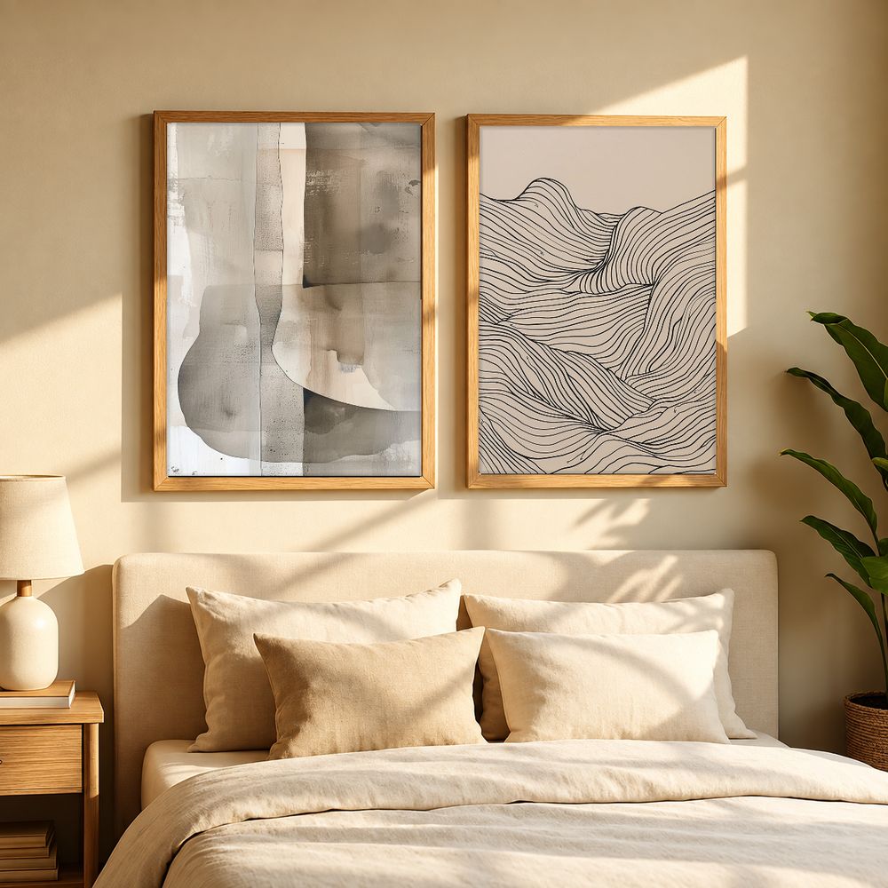 Set de 2 cuadros decorativos que combinan