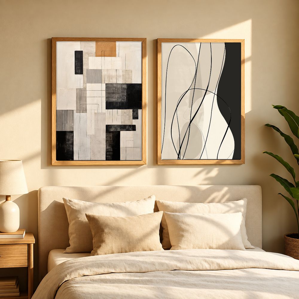 Set de 2 cuadros decorativos que combinan