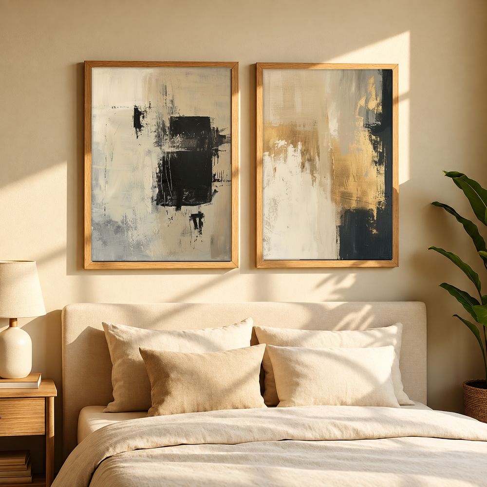 Set de 2 cuadros decorativos que combinan