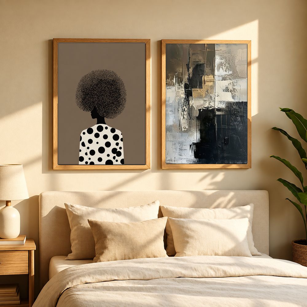 Set de 2 cuadros decorativos que combinan