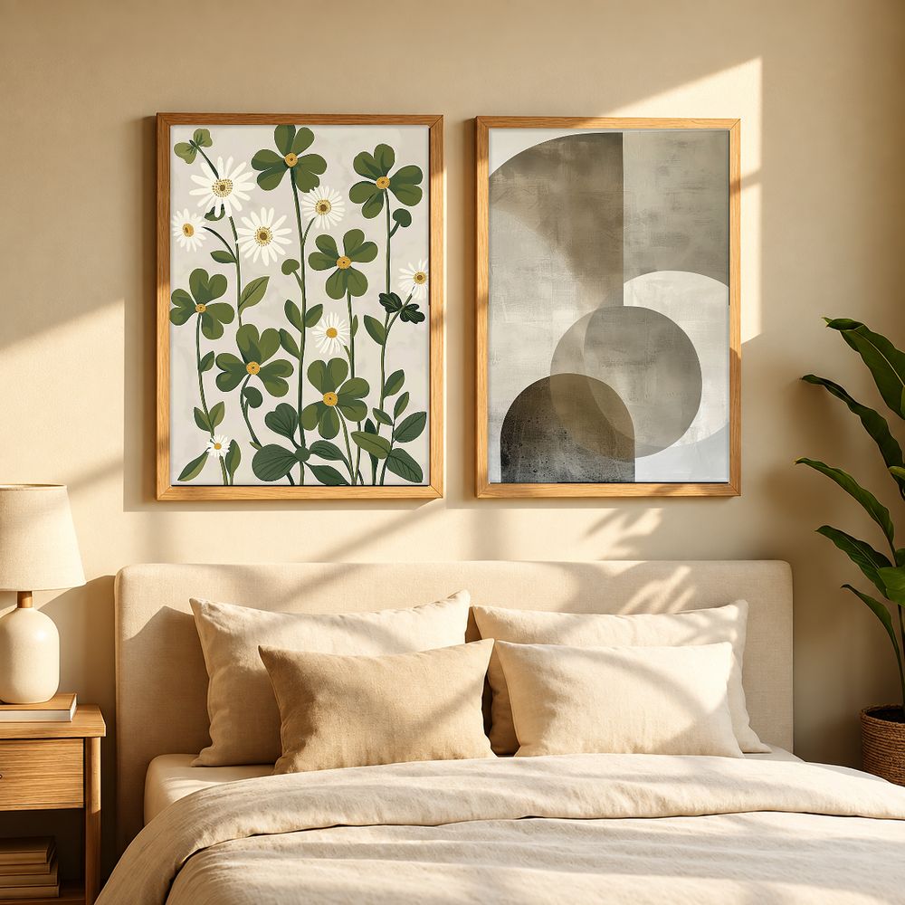 Set de 2 cuadros decorativos que combinan