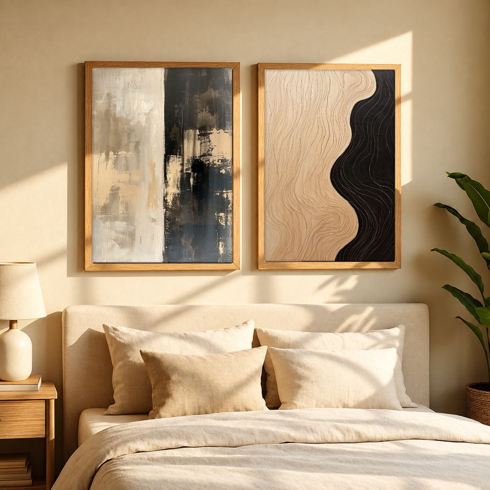 Set de 2 cuadros decorativos que combinan