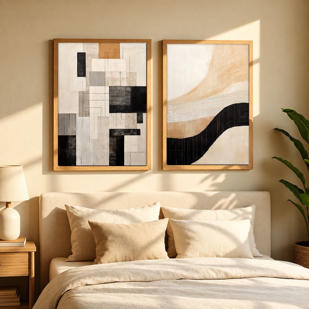 Set de 2 cuadros decorativos que combinan