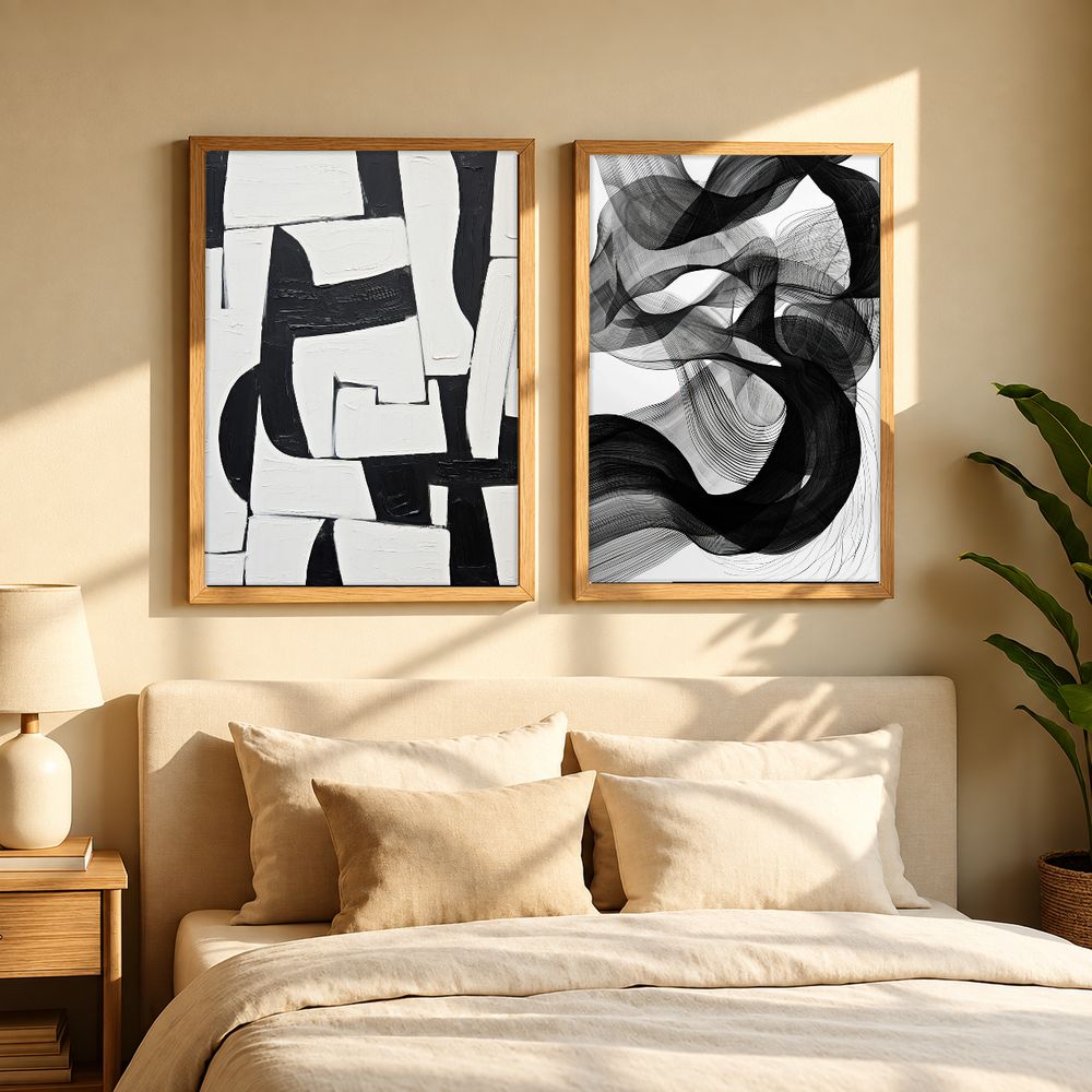 Set de 2 cuadros decorativos que combinan