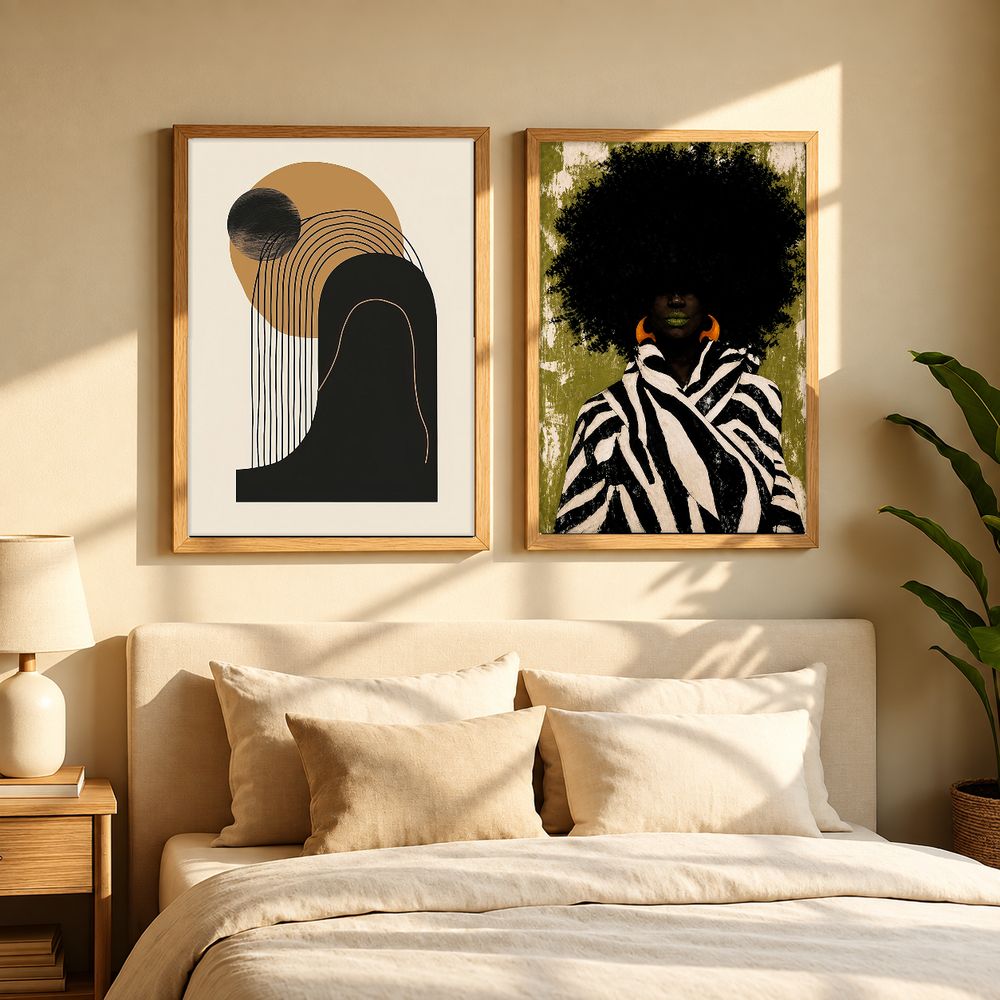Set de 2 cuadros decorativos que combinan