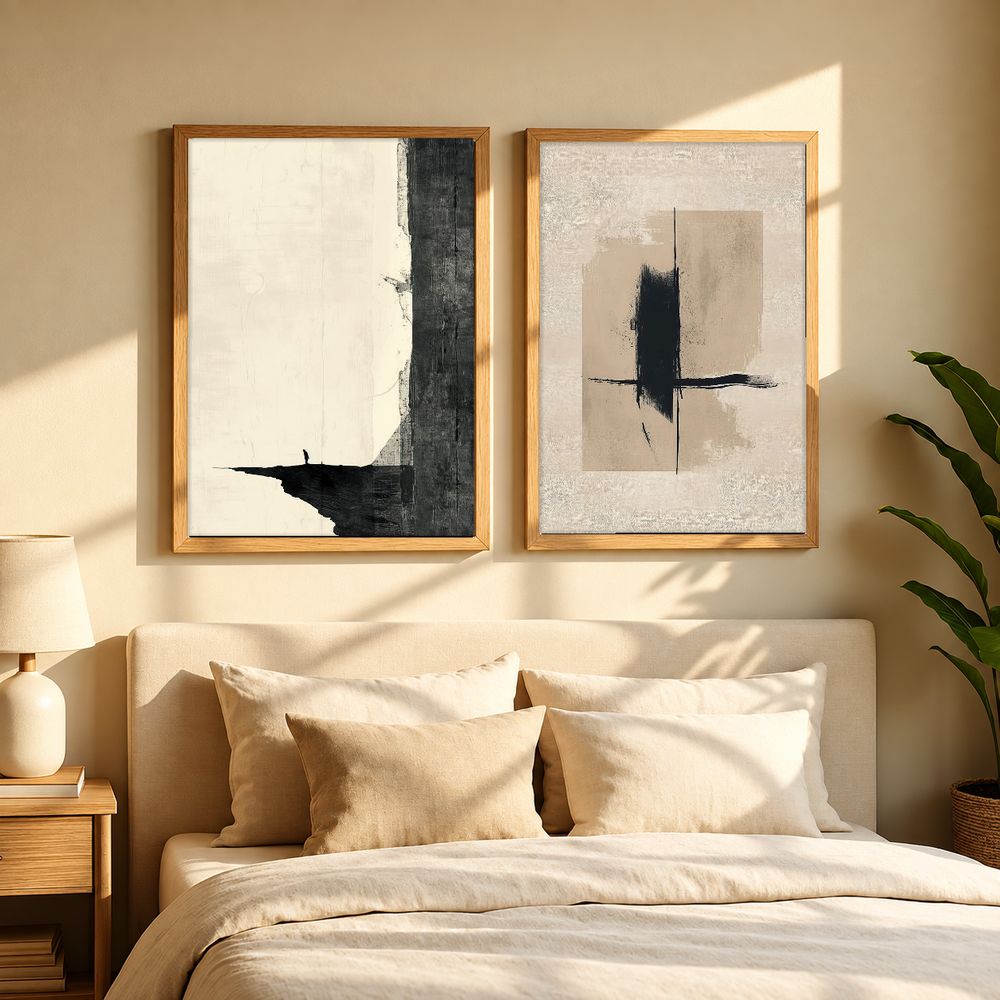 Set de 2 cuadros decorativos que combinan