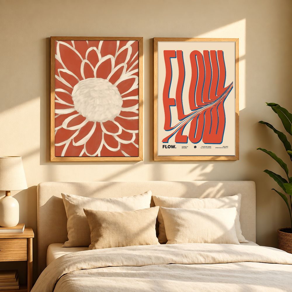 Set de 2 cuadros decorativos que combinan
