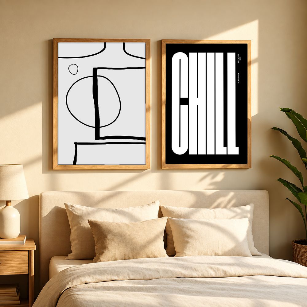 Set de 2 cuadros decorativos que combinan