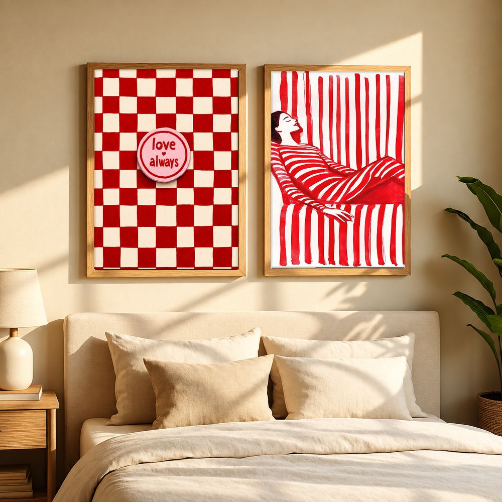 Set de 2 cuadros decorativos que combinan