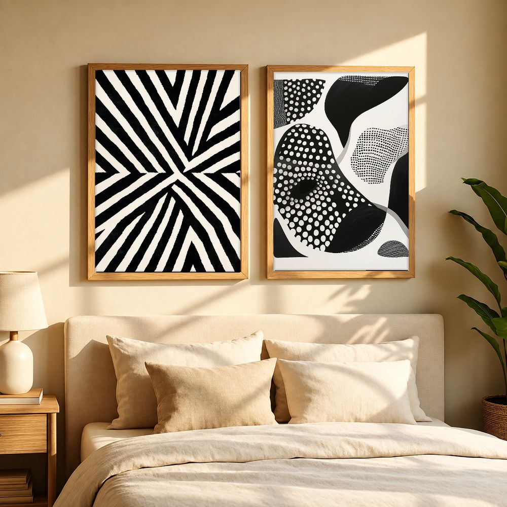 Set de 2 cuadros decorativos que combinan