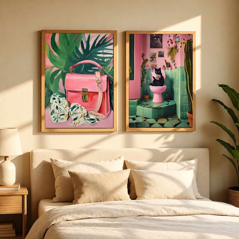 Set de 2 cuadros decorativos que combinan