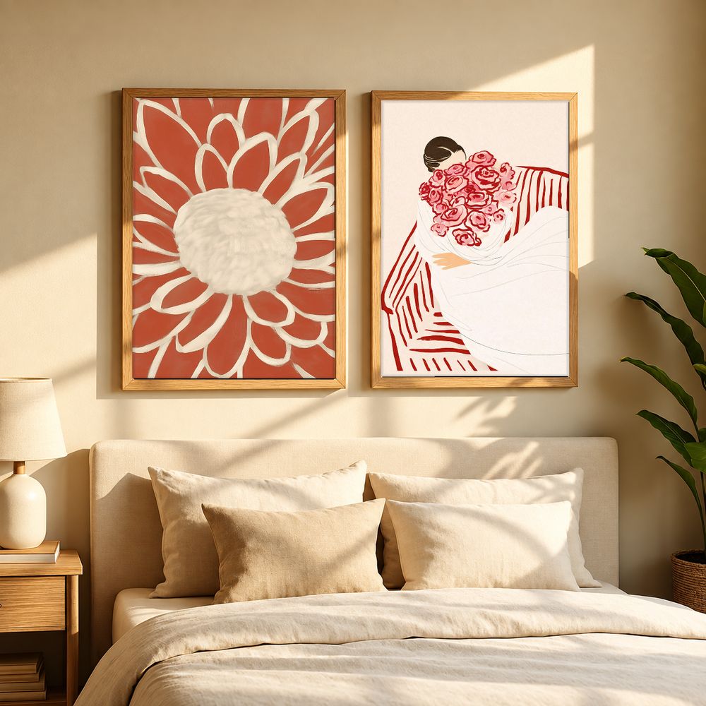Set de 2 cuadros decorativos que combinan