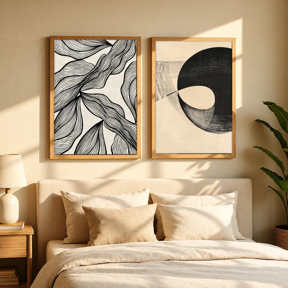 Set de 2 cuadros decorativos que combinan