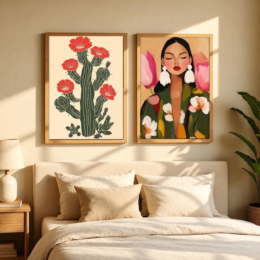 Set de 2 cuadros decorativos que combinan