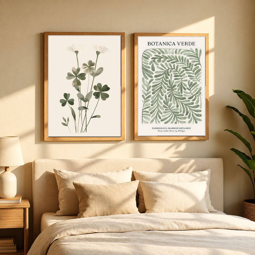 Set de 2 cuadros decorativos que combinan