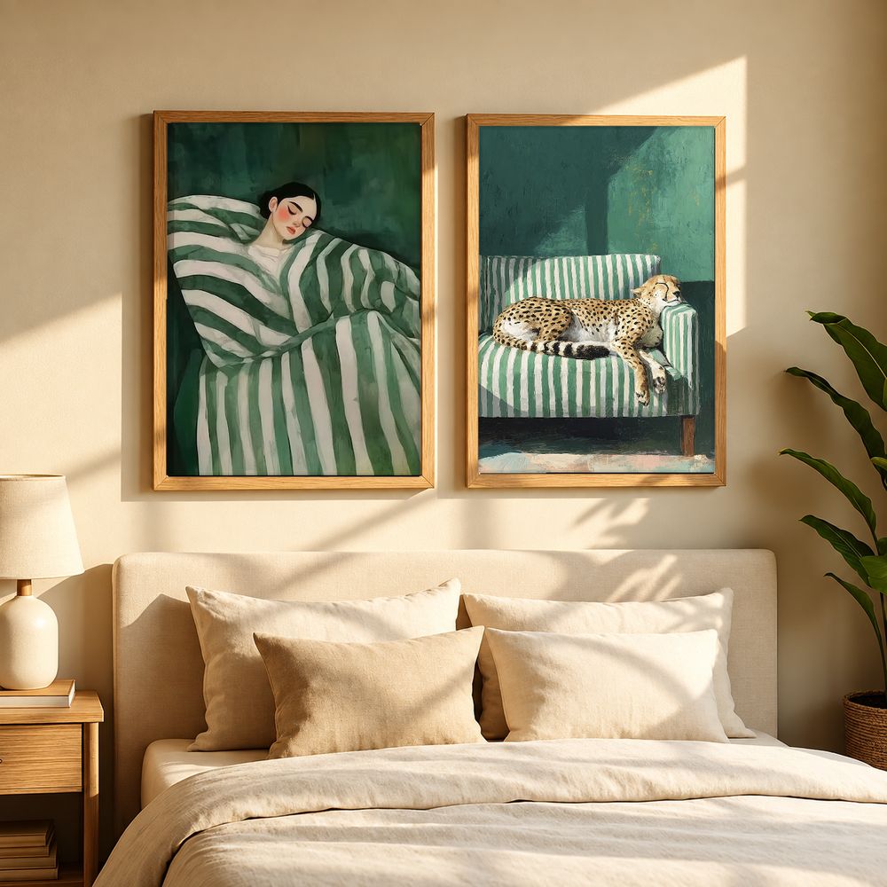Set de 2 cuadros decorativos que combinan