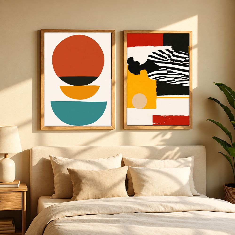 Set de 2 cuadros decorativos que combinan