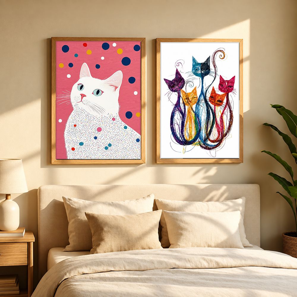Set de 2 cuadros decorativos que combinan