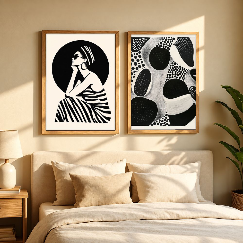 Set de 2 cuadros decorativos que combinan