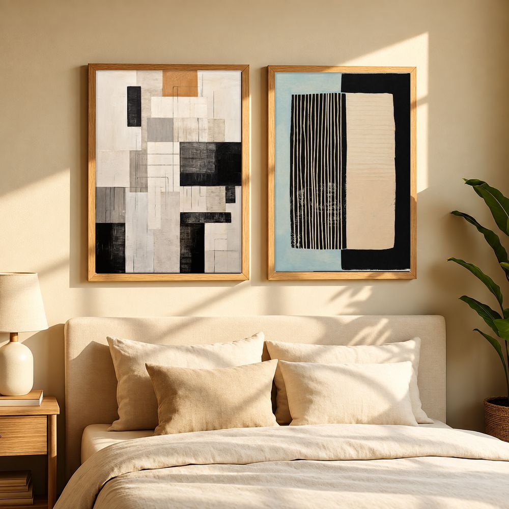 Set de 2 cuadros decorativos que combinan