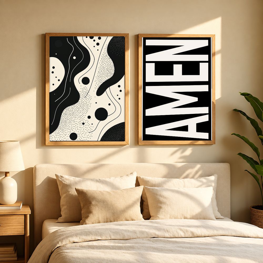 Set de 2 cuadros decorativos que combinan