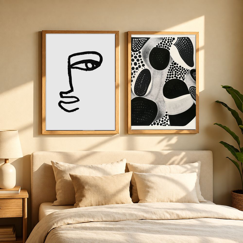 Set de 2 cuadros decorativos que combinan