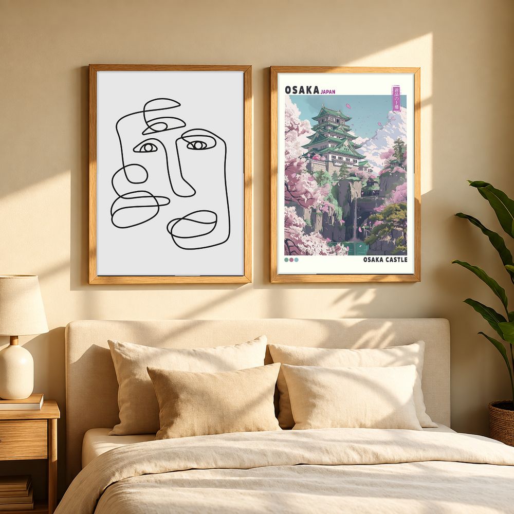 Set de 2 cuadros decorativos que combinan