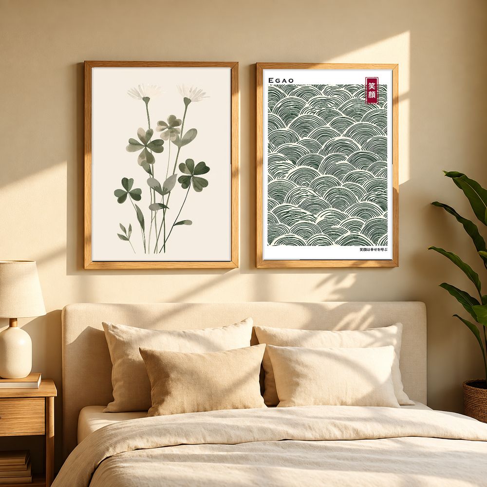 Set de 2 cuadros decorativos que combinan