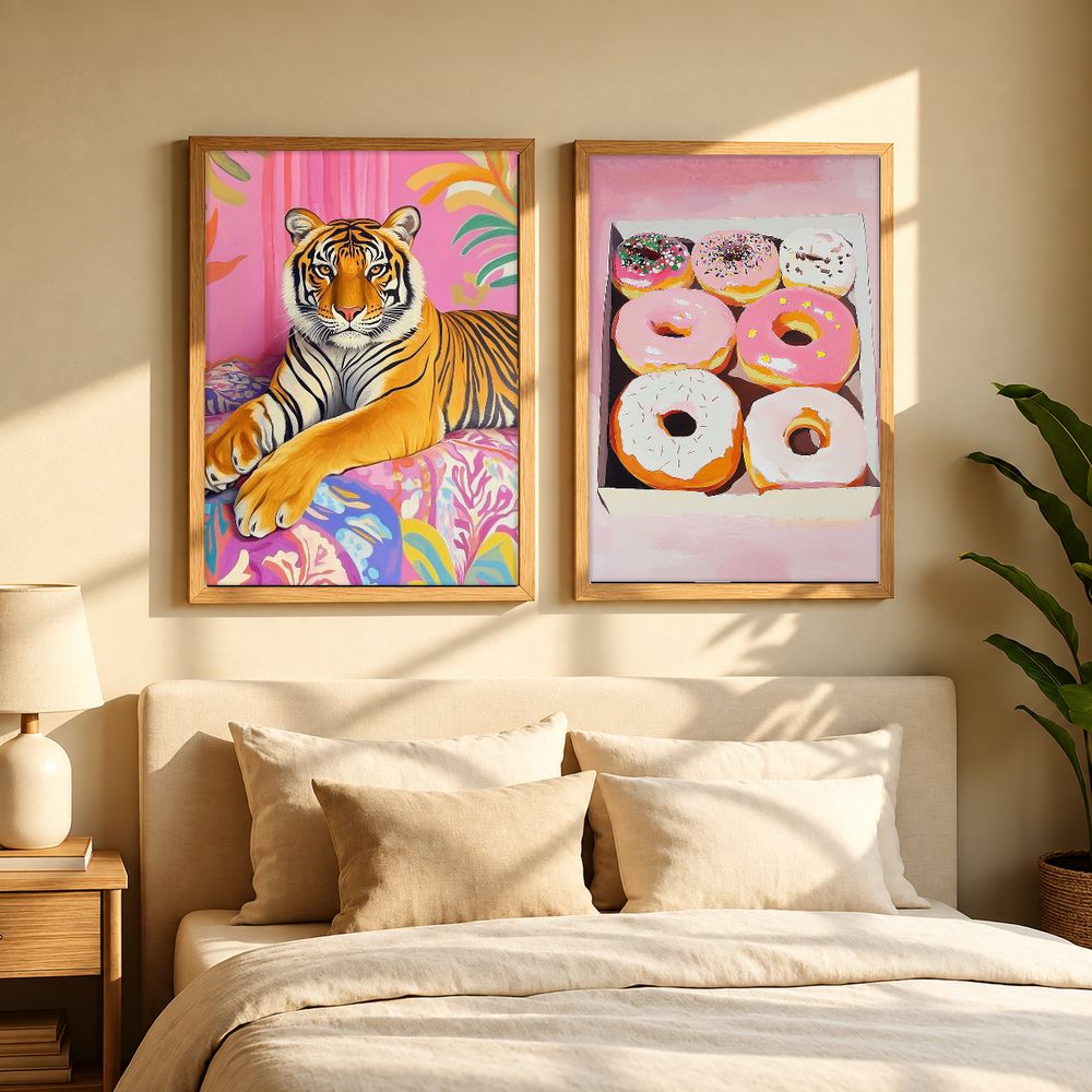 Set de 2 cuadros decorativos que combinan