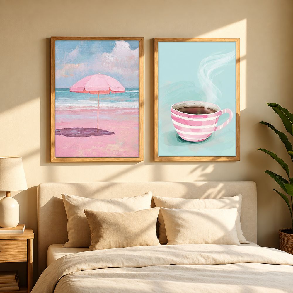 Set de 2 cuadros decorativos que combinan