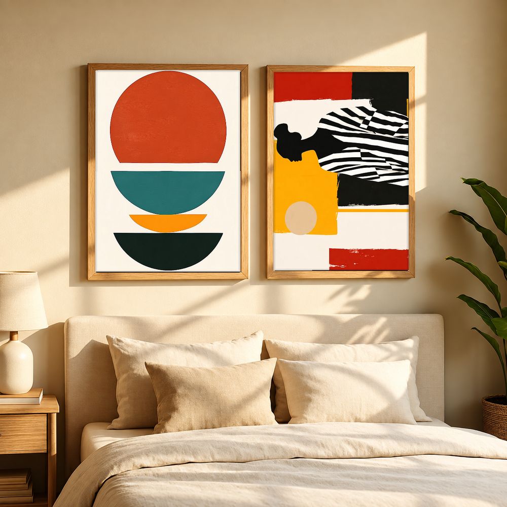Set de 2 cuadros decorativos que combinan