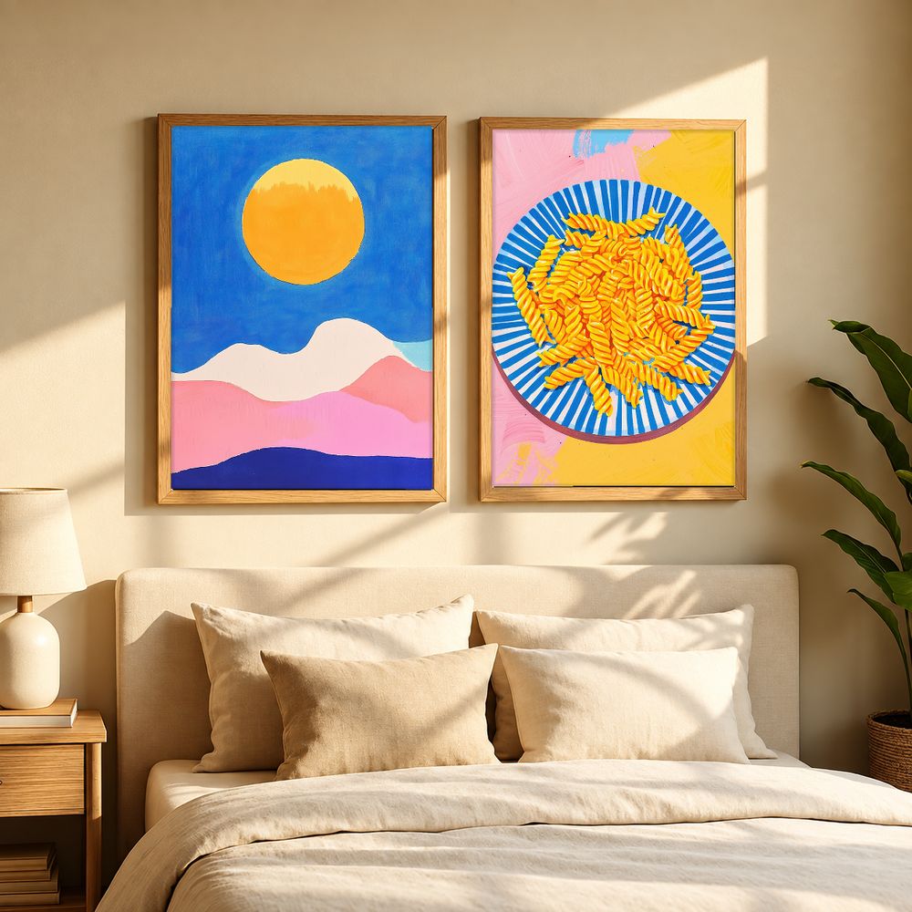 Set de 2 cuadros decorativos que combinan
