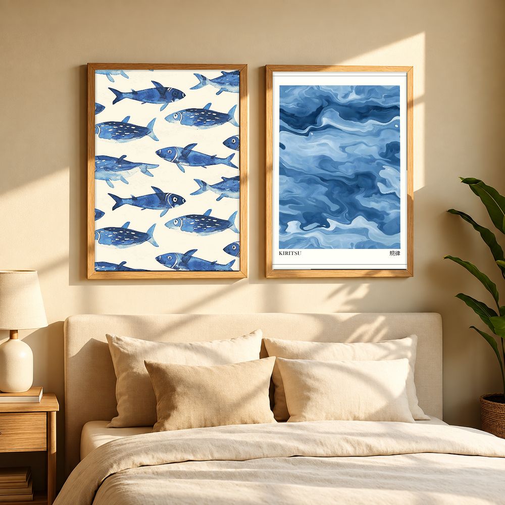 Set de 2 cuadros decorativos que combinan