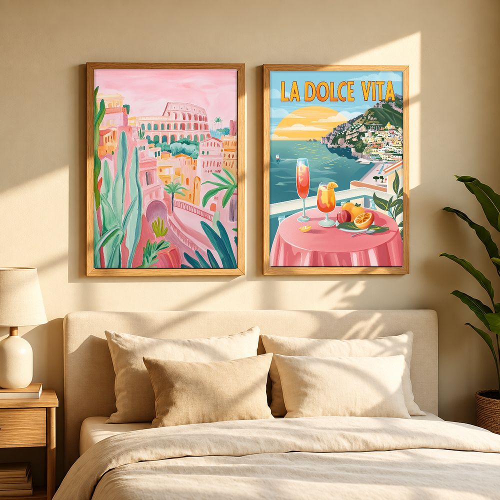 Set de 2 cuadros decorativos que combinan