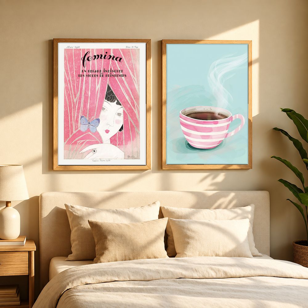 Set de 2 cuadros decorativos que combinan