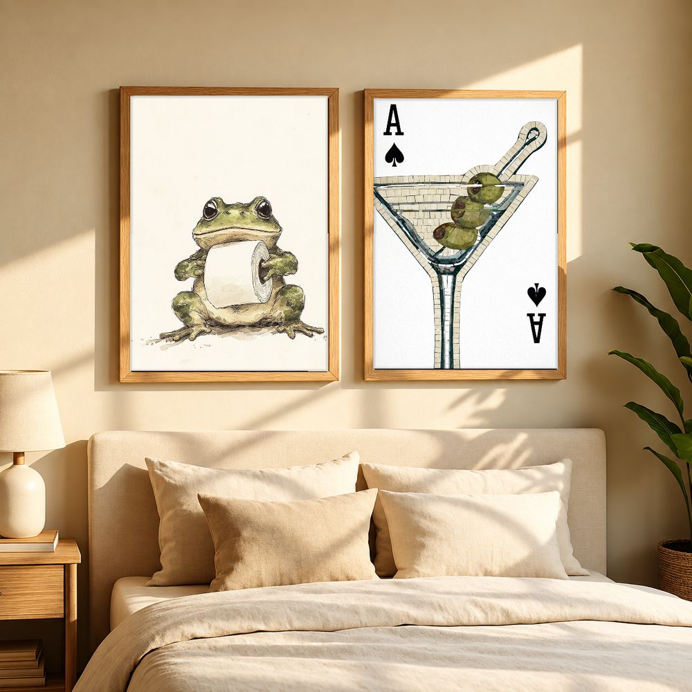 Set de 2 cuadros decorativos que combinan