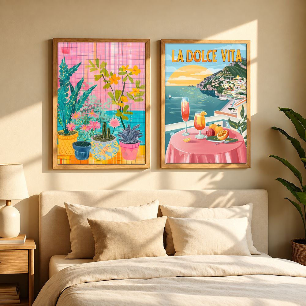 Set de 2 cuadros decorativos que combinan