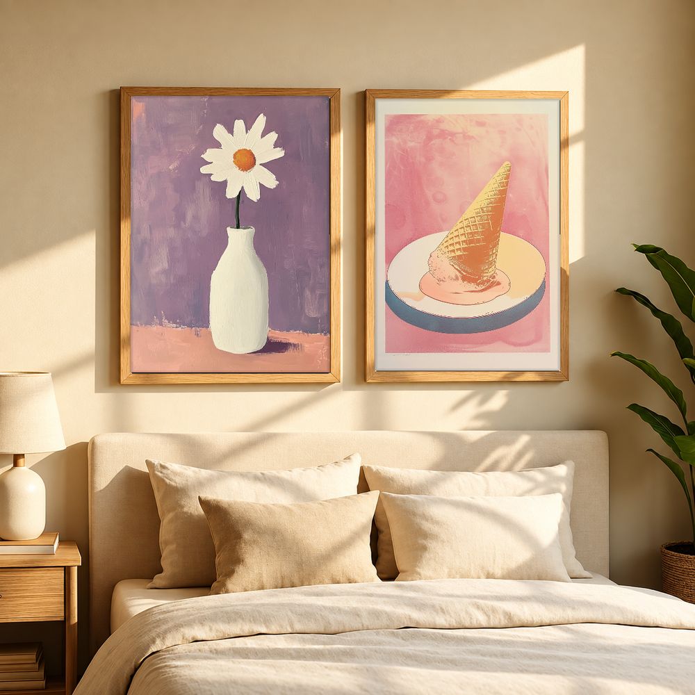 Set de 2 cuadros decorativos que combinan