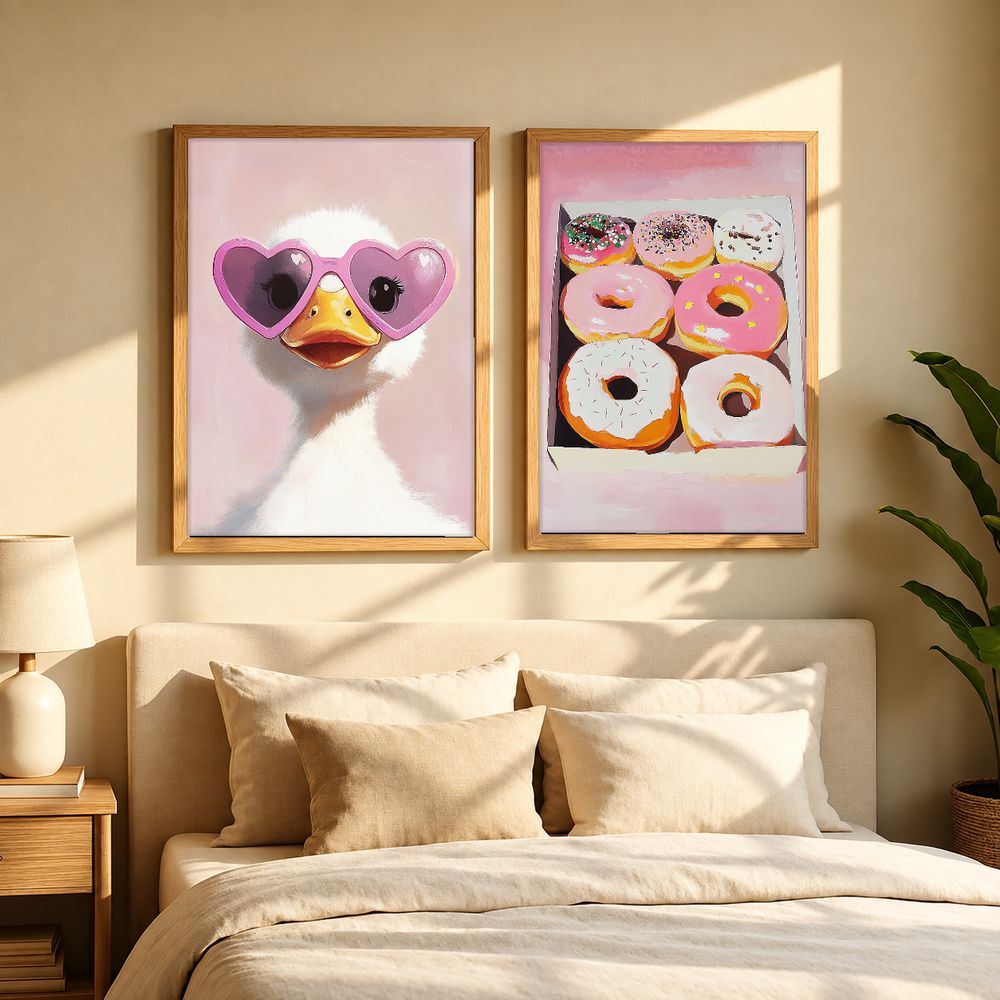 Set de 2 cuadros decorativos que combinan