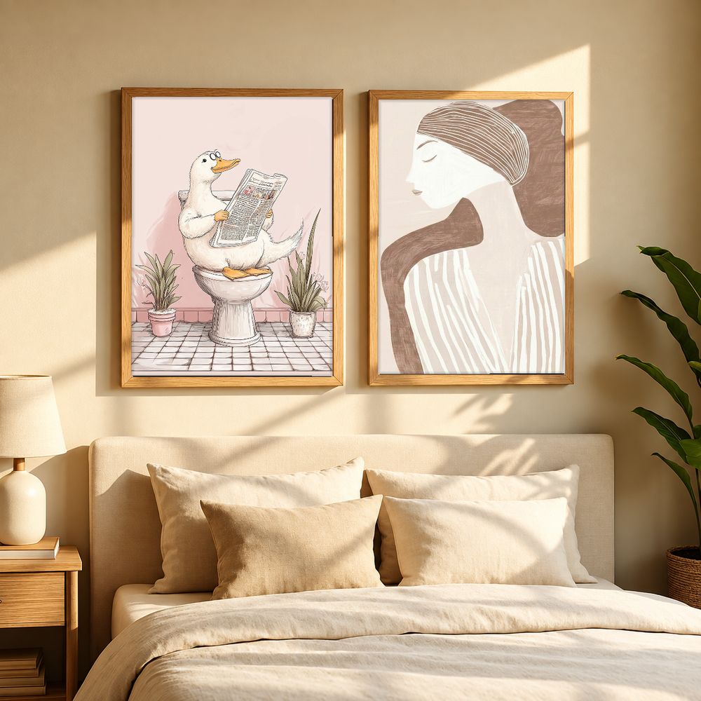 Set de 2 cuadros decorativos que combinan