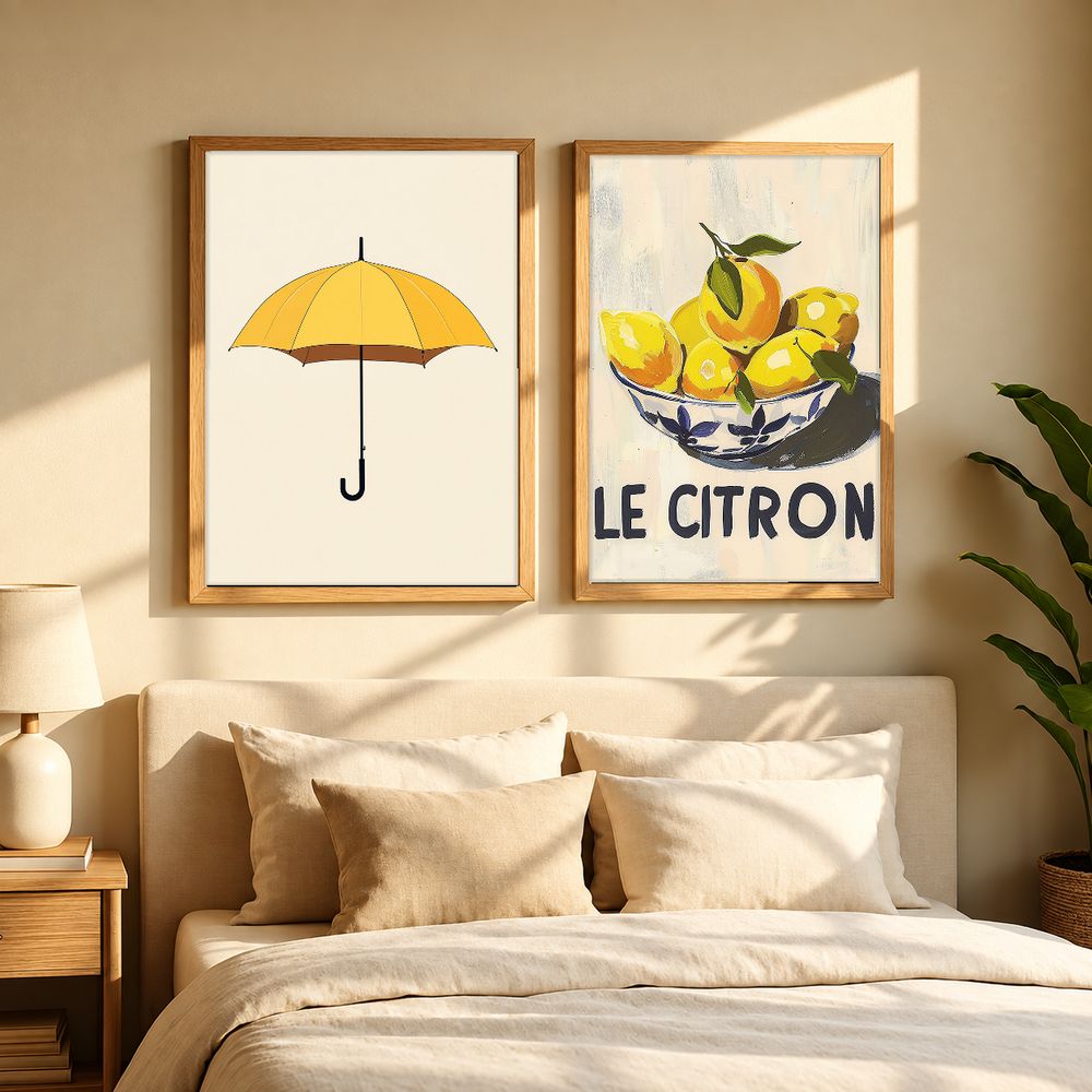 Set de 2 cuadros decorativos que combinan