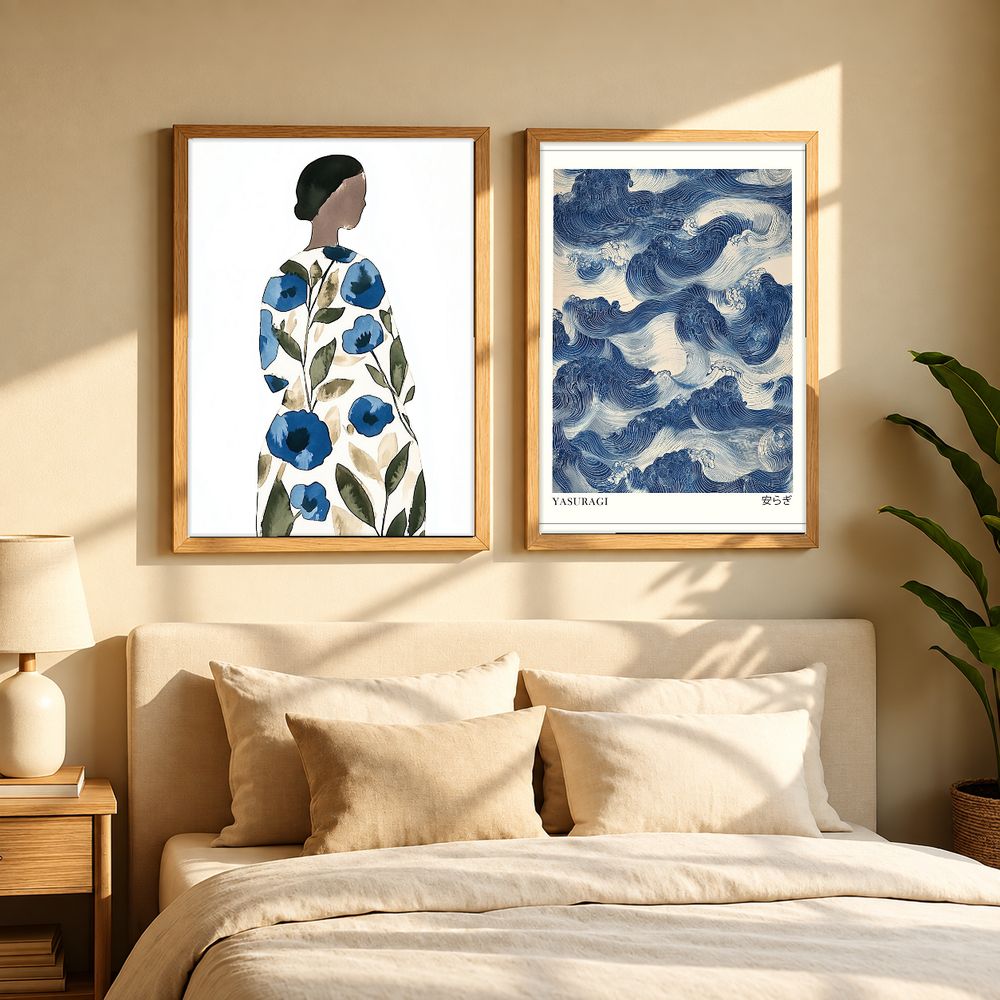 Set de 2 cuadros decorativos que combinan