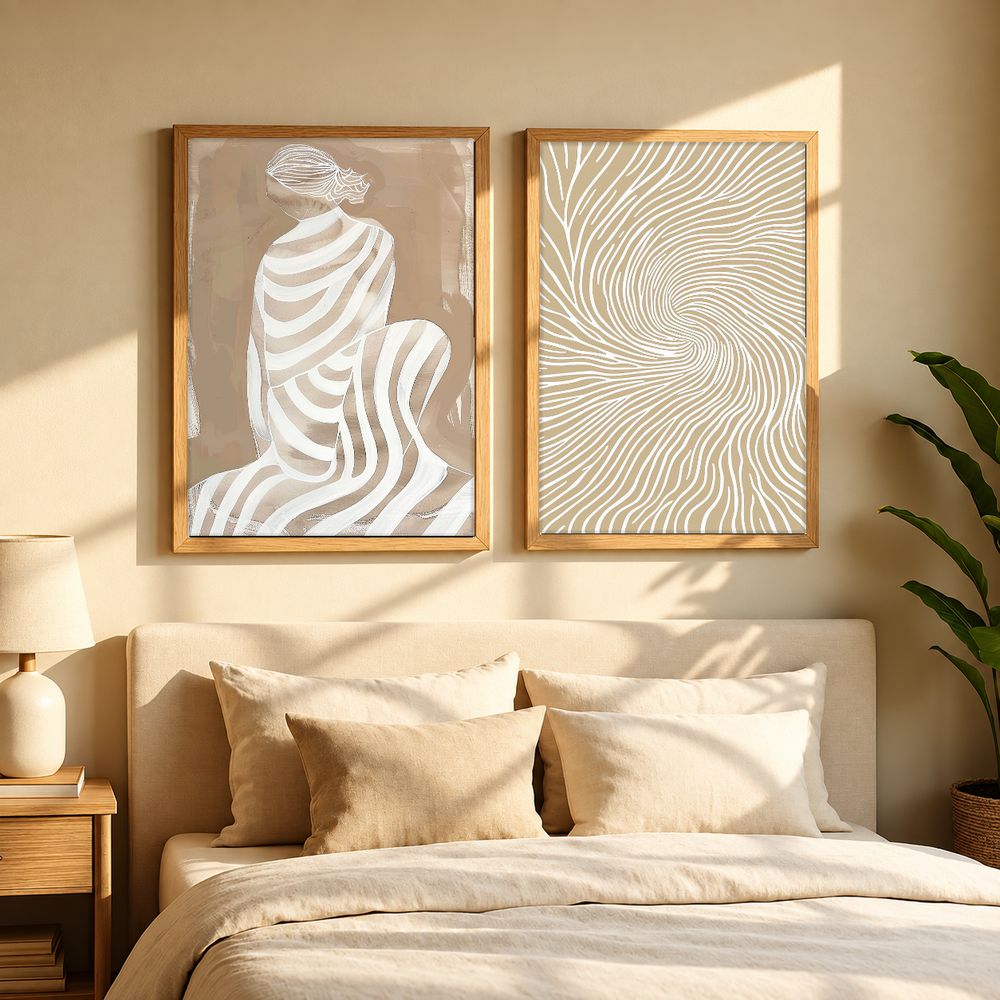 Set de 2 cuadros decorativos que combinan