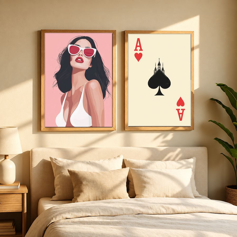 Set de 2 cuadros decorativos que combinan