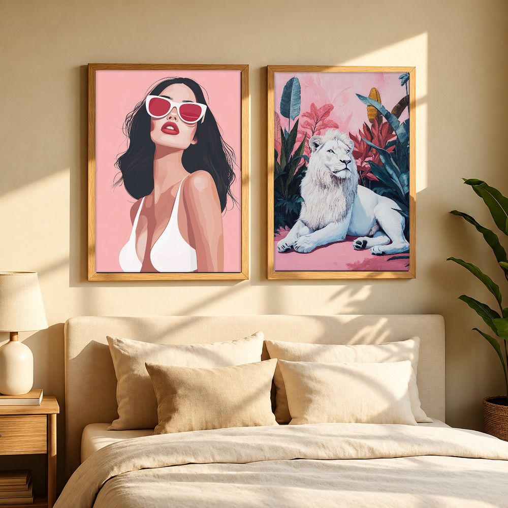 Set de 2 cuadros decorativos que combinan