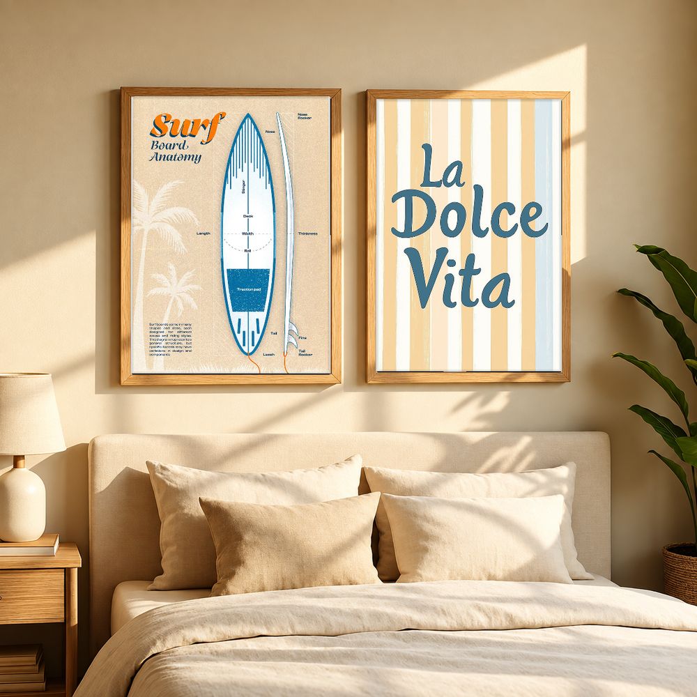 Set de 2 cuadros decorativos que combinan