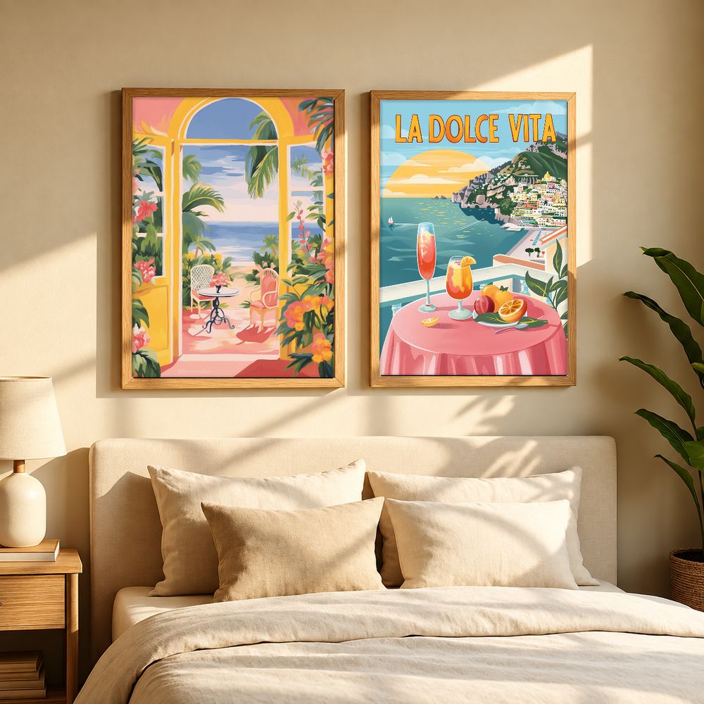 Set de 2 cuadros decorativos que combinan