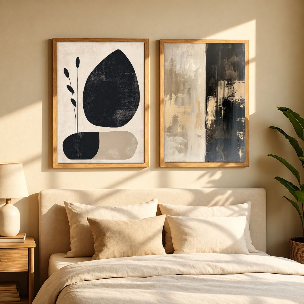 Set de 2 cuadros decorativos que combinan