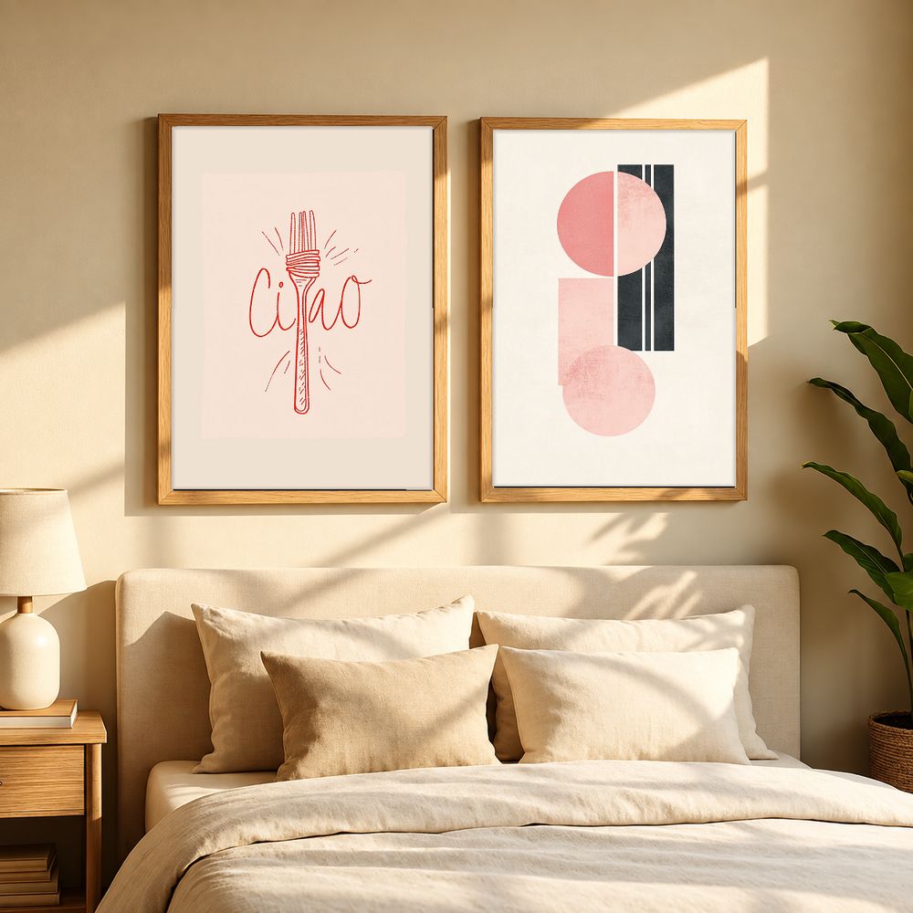 Set de 2 cuadros decorativos que combinan