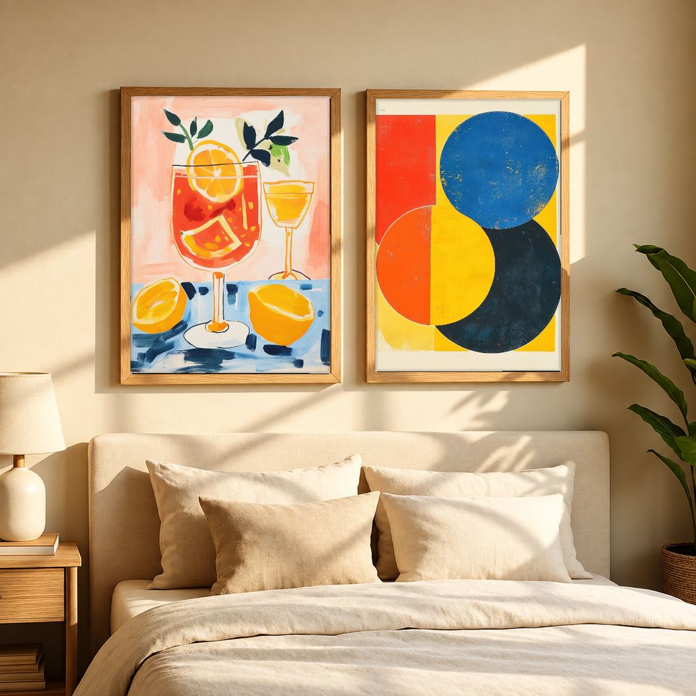 Set de 2 cuadros decorativos que combinan